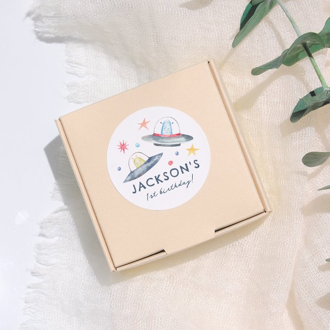 Adesivo Aliens de espaço Planetas e inicia a festa do prim (Criador carregado)