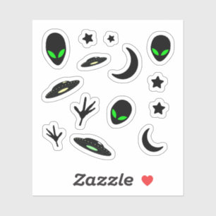 Adesivo Aliens e Espaços