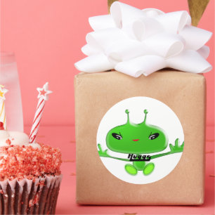 Adesivo Aliens Huggs