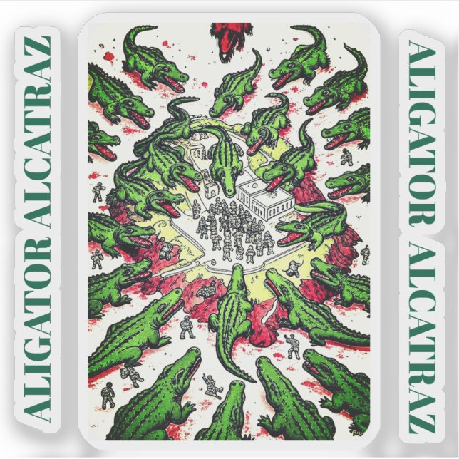 ADESIVO ALIGATOR ALCATRAZ (Frente)