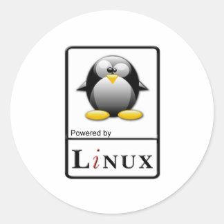 Adesivo Alimentado pelo Linux