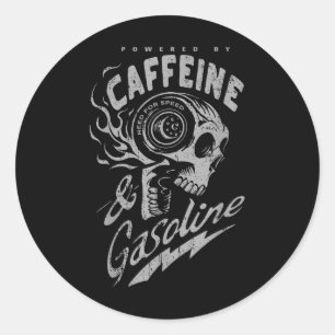 Adesivo Alimentado Por Cafeína E Gasolina