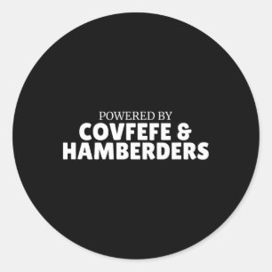 Adesivo Alimentado Por Covfefe E Política De Hambúrgueres
