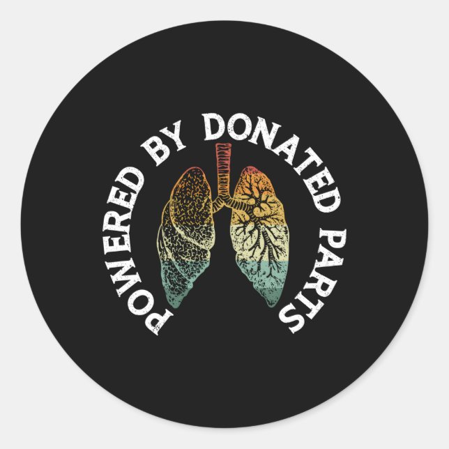 Adesivo Alimentado Por Doado Guerreiro De Transplante Pulm (Frente)