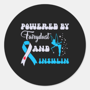 Adesivo Alimentado Por Fairydust E Awarenes Da Diabetes De