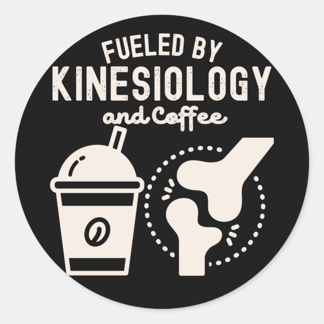 Adesivo Alimentado por Kinesiologia e Café (Frente)