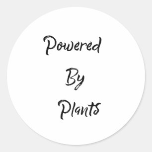 Adesivo Alimentado Por Plantas