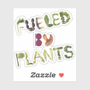 Adesivo Alimentado Por Plantas - Orgulho De Vegan