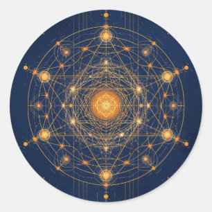 Adesivo Alinhamento Estelar: A Geometria da Luz Interior