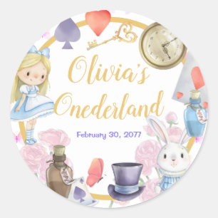 Adesivo Alisa em Onederland