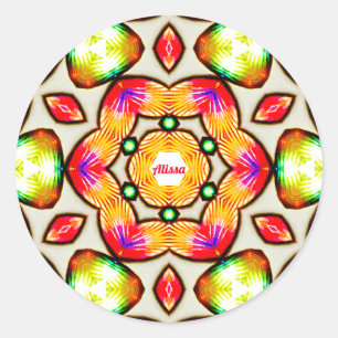 Adesivo ALISSA ~ Padrão de Shell Brilhante ~ Personalizado