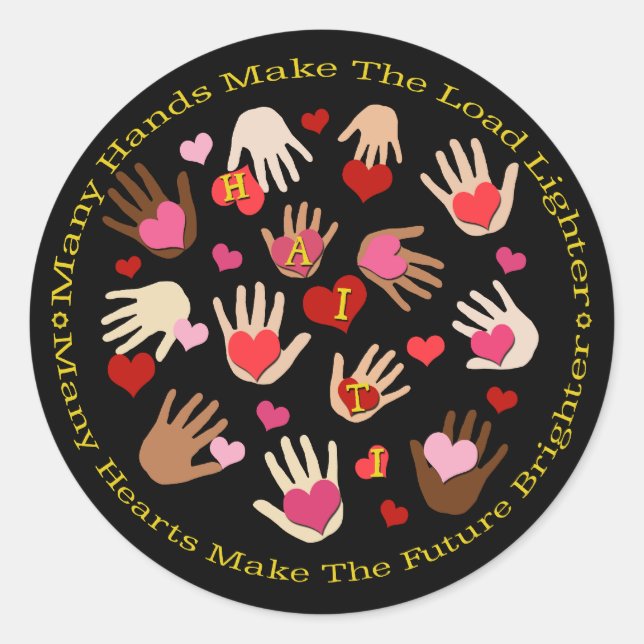 Adesivo Alivio do Haiti (Frente)