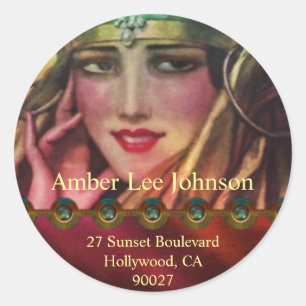 Adesivo Alkmaar Kashmir no vermelho & no ouro