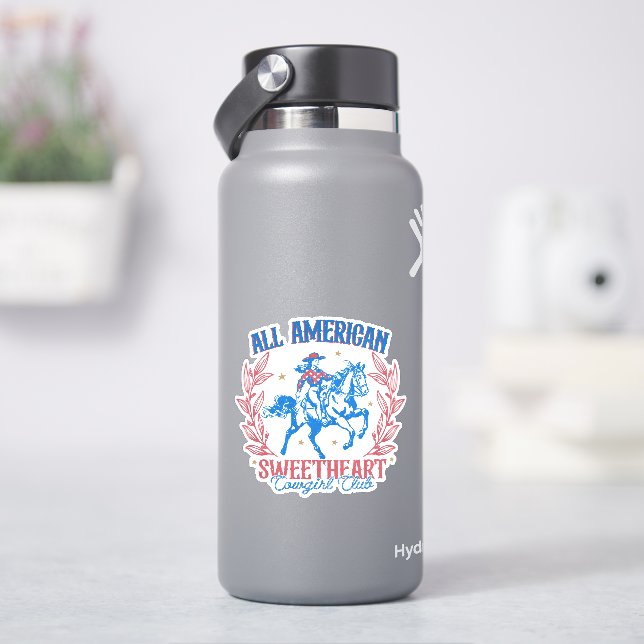 Adesivo All American Swetheart Cowgirl Club (HidroFlask)