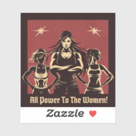 Adesivo All Power To The Women Sticker