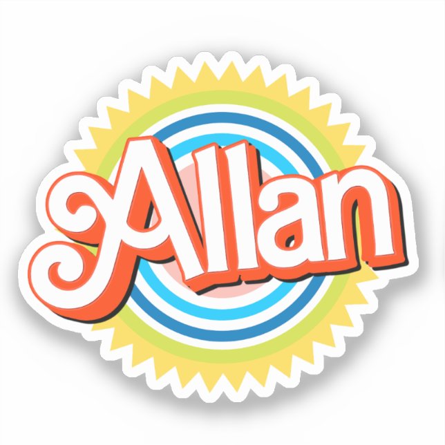 Adesivo Allan: Amigo de Ken (Frente)