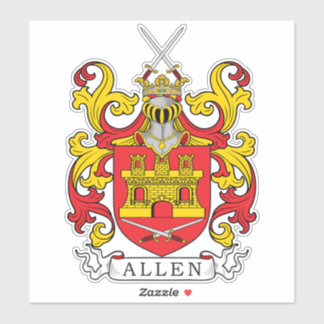 Adesivo Allen Family Crest