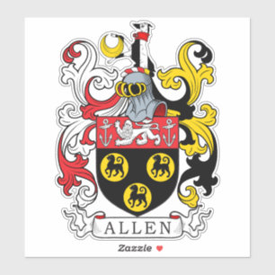 Adesivo Allen Family Crest