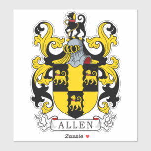 Adesivo Allen Family Crest