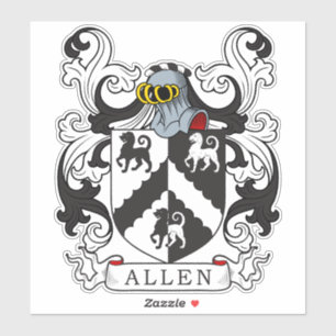 Adesivo Allen Family Crest