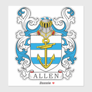 Adesivo Allen Family Crest