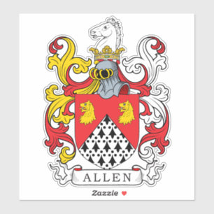 Adesivo Allen Family Crest