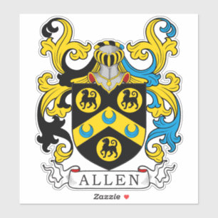 Adesivo Allen Family Crest