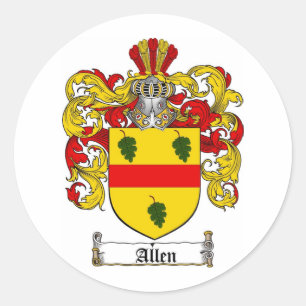 ADESIVO ALLEN FAMILY CREST - ALLEN CASACO DE ARMAS