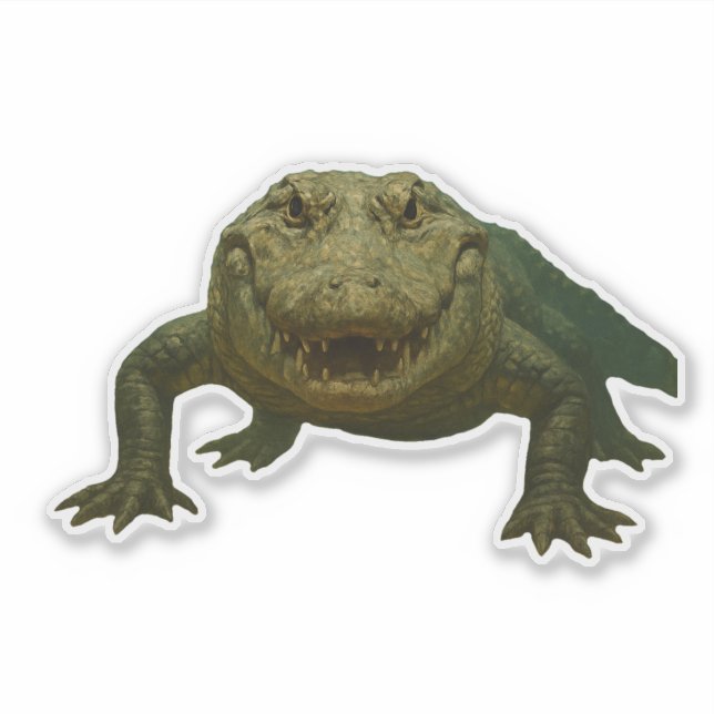 Adesivo Alligator Cut-out Sticker (Frente)
