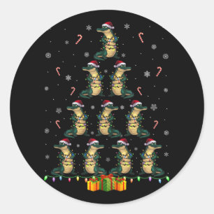 Adesivo Alligator Santa Hat Xmas Lights Men Christma
