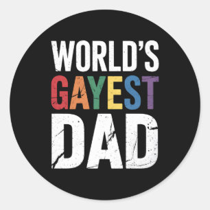 Adesivo Ally Rainbow, Orgulho gay Gayest LGBTQ do Mundo