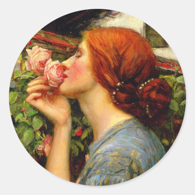 Adesivo Alma da Rosa John William Waterhouse (Frente)