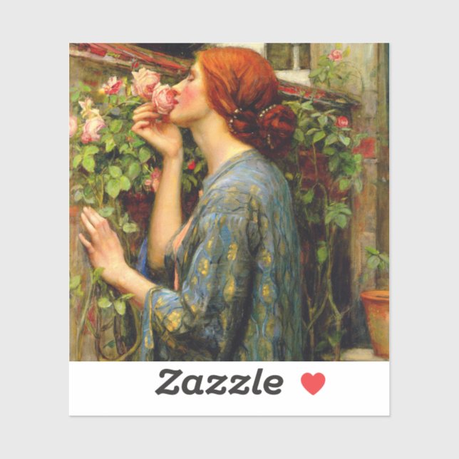 Adesivo Alma da Rosa John William Waterhouse (Folha)
