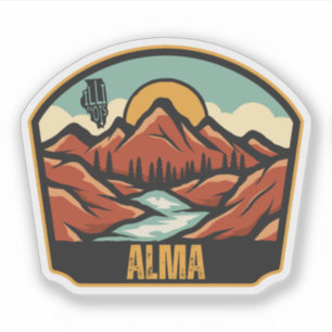 Adesivo Alma, Illinois
