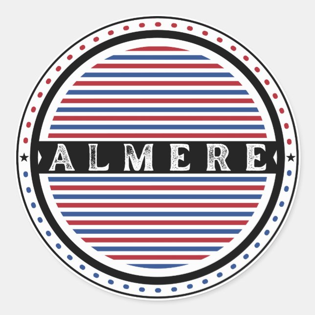 Adesivo Almere City Pride Emblem – Dutch Identity (Frente)