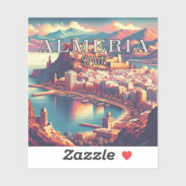 Adesivo Almeria Espanha 3 Inch Vinyl Sticker