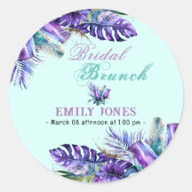 Almoço de flores roxas tropicais elegantes com noi