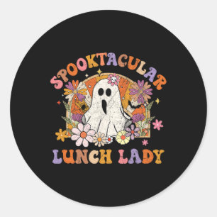 Adesivo Almoço Spooktacular Lady Happy Halloween Mat Spook