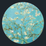 Adesivo Almond Blossoms | Vincent van Gogh<br><div class="desc">Almond Blossoms (1890) do artista holandês Vincent van Gogh (1853-1890). A pintura de Almond Blossoms de Van Gogh mostra delicadas flores brancas colocadas contra um vibrante céu turquesa, simbolizando nova vida e renovação. Inspirados pela arte japonesa, os galhos elegantes e linhas fluentes criam um sentido de serenidade e beleza natural....</div>