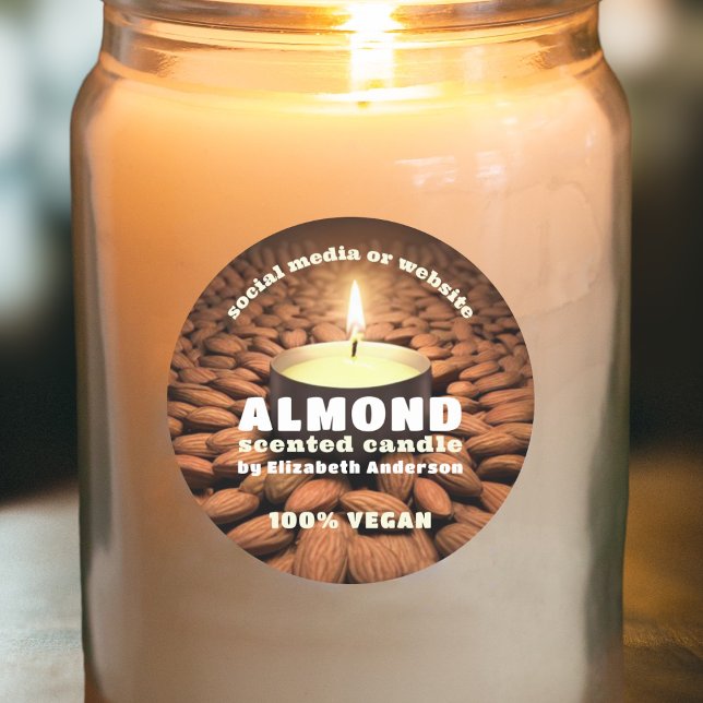 Adesivo Almond Candle (Criador carregado)