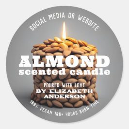 Adesivo Almond Candle