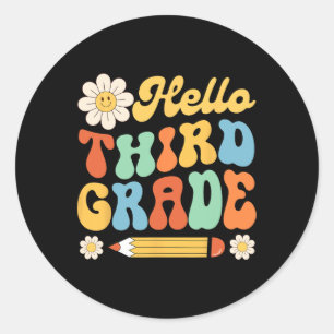 Adesivo Alô, 3º ano de volta aos professores universitário