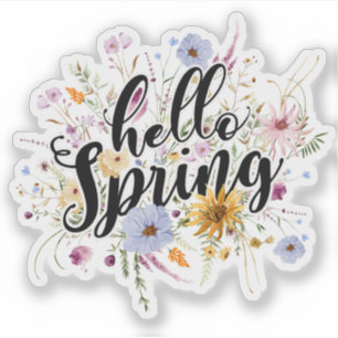 Adesivo Alô, citação de Primavera