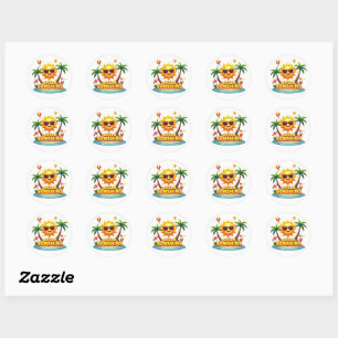 Adesivo Alô Sunshine Cute Cartoon Sticker