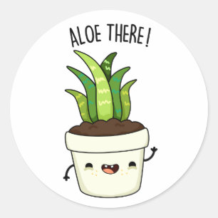 Adesivo Aloe Ali Engraçado Aloe Vera Pun