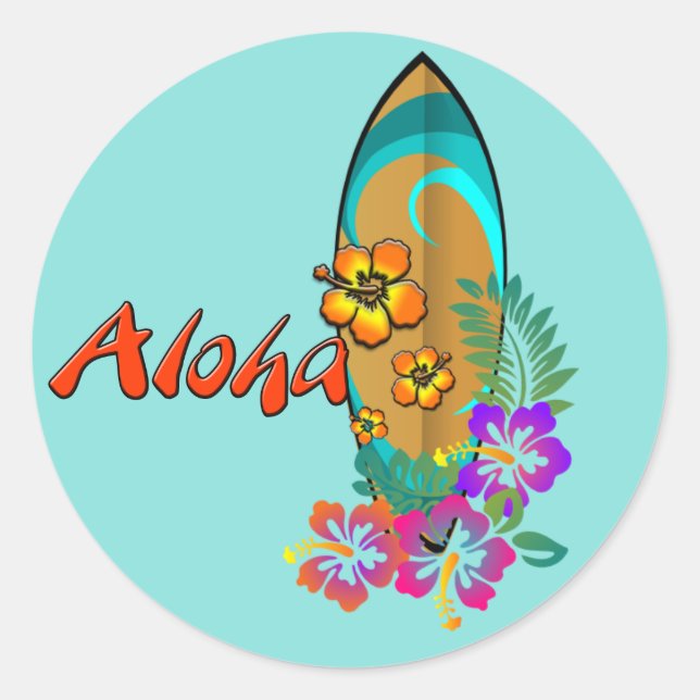 Adesivo Aloha (Frente)