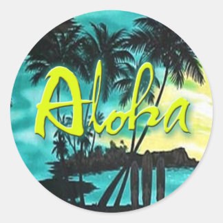 Adesivo Aloha Aqua Sunset Sticker