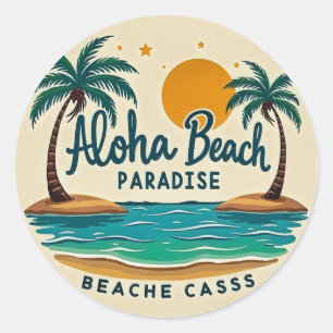 Adesivo Aloha Beach Paradise: Sua Saída Tropical Espera