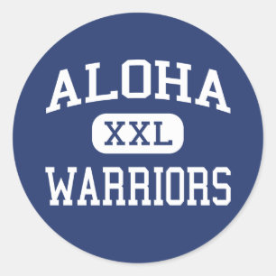 Adesivo Aloha - guerreiros - segundo grau - Aloha Oregon