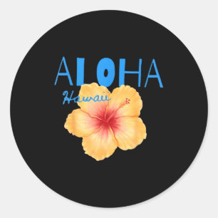 Adesivo Aloha havaí flor tropical praia verão férias
